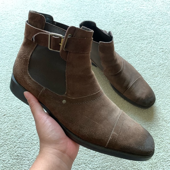men’s Via Spiga suede ankle boots - Picture 1 of 5